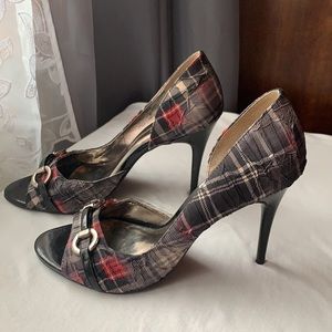 CARLOS SANTANA red & black pumps women’s size 9